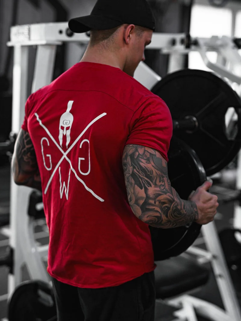 Gym T-Shirt 'Warrior' - Rot