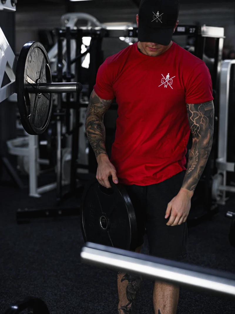 Gym T-Shirt 'Warrior' - Rot