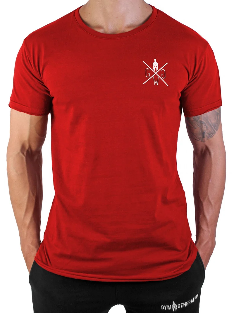 Gym T-Shirt 'Warrior' - Rot