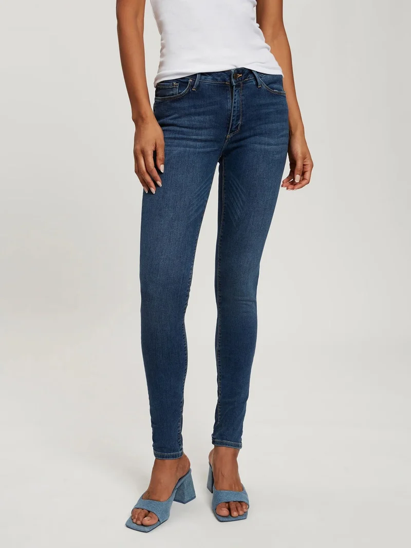 CROSS JEANS - ALAN, Skinny Fit, Mid-Waist, Dark Blue