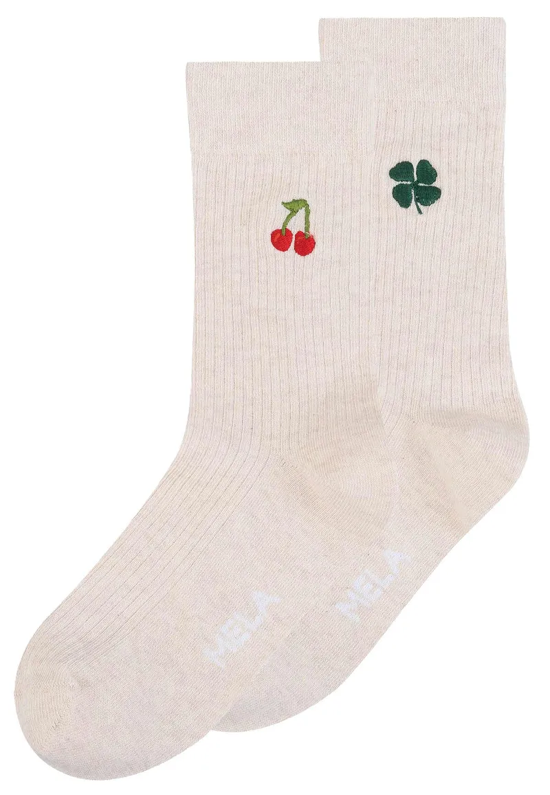 Gerippte Socken Stickerei Bundle