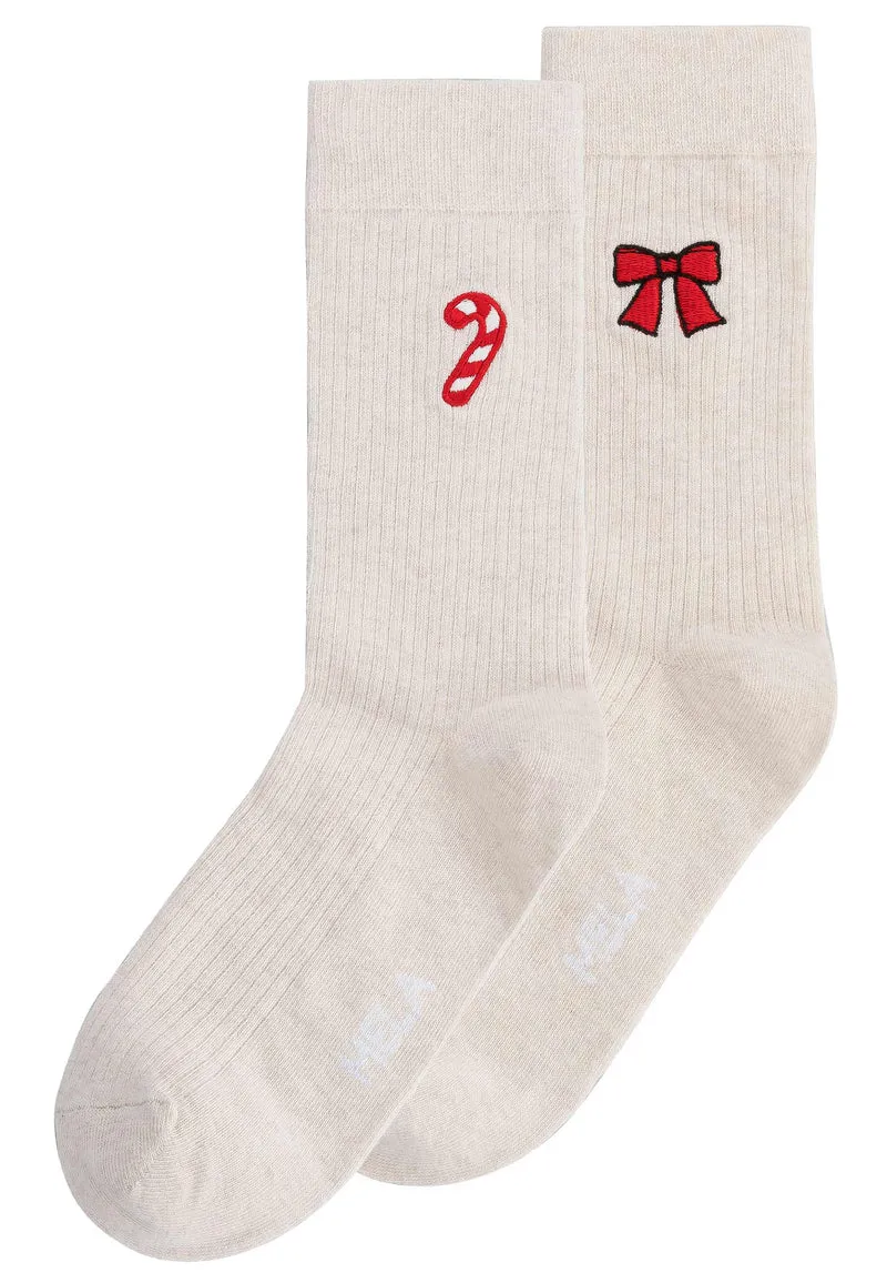 Gerippte Socken Stickerei Bundle