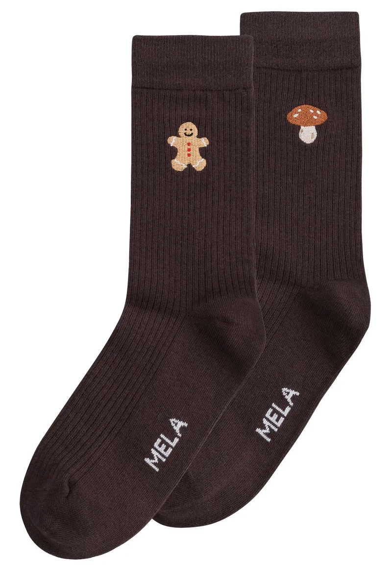 Gerippte Socken Stickerei Bundle