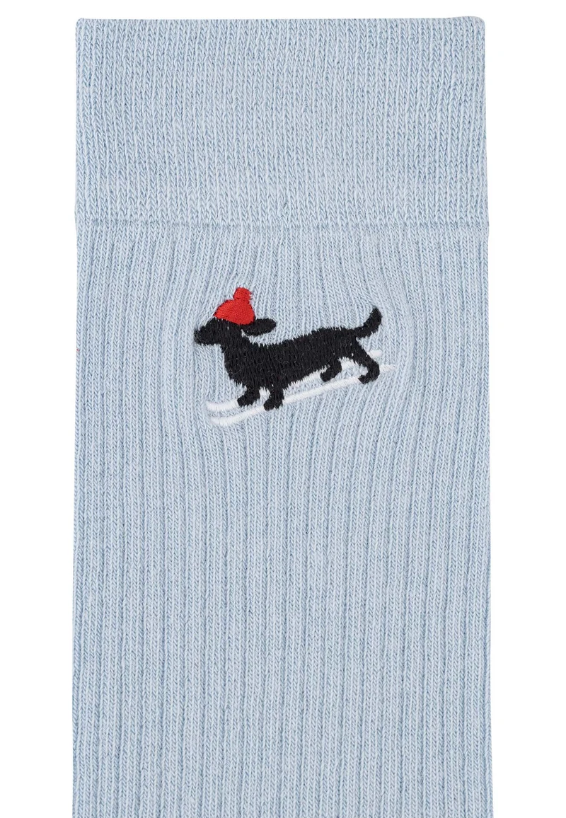 Gerippte Socken Stickerei Bundle