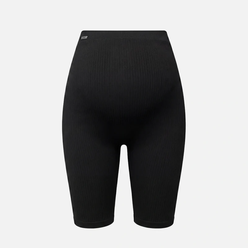 Umstandsshorts Seamless | Schwarz