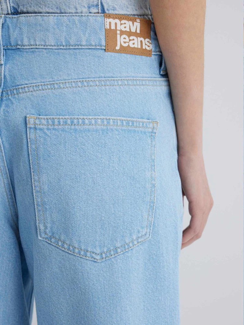 MAVI - SIENA, High Waist, Wide Leg, Lt Blue Denim