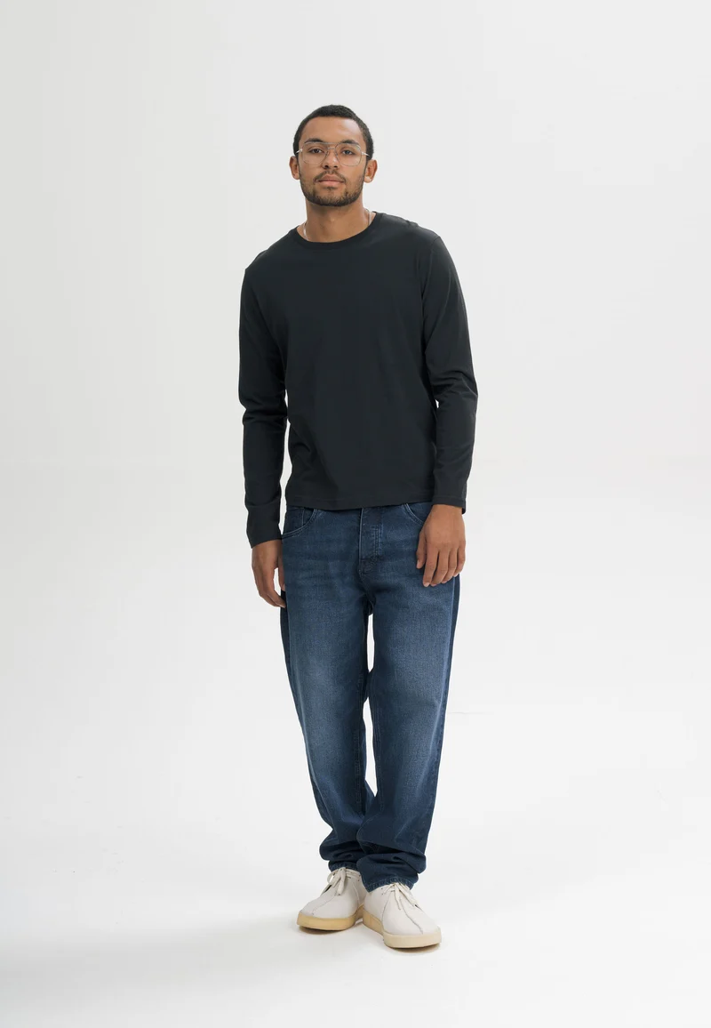 Basic Langarmshirt Style JERIN