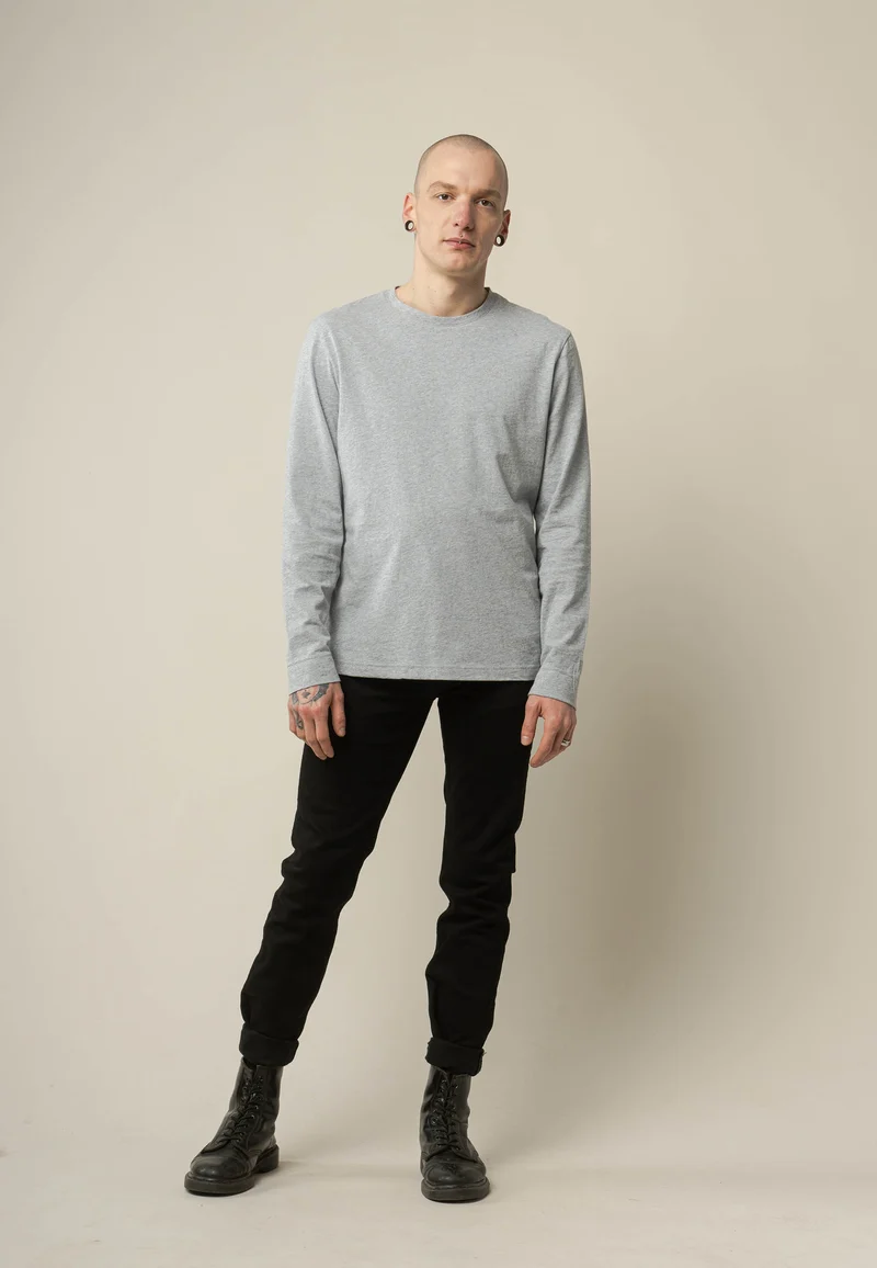 Basic Langarmshirt Style JERIN