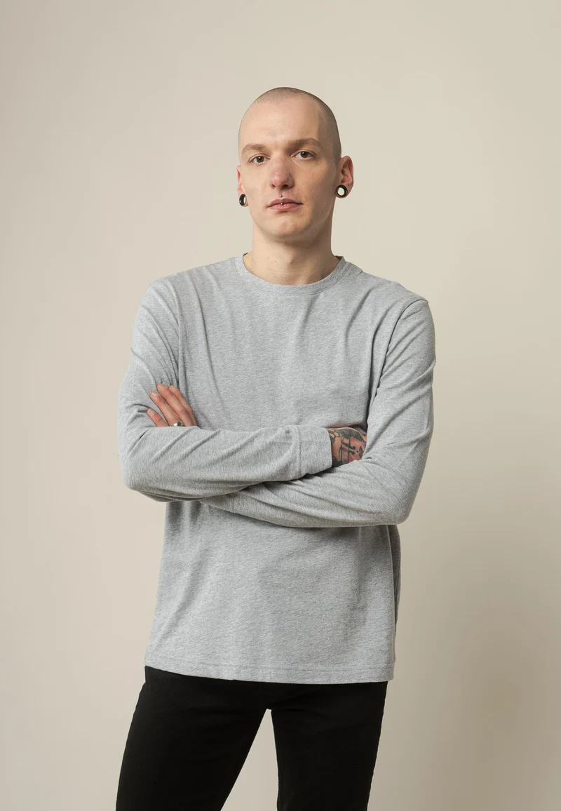 Basic Langarmshirt Style JERIN