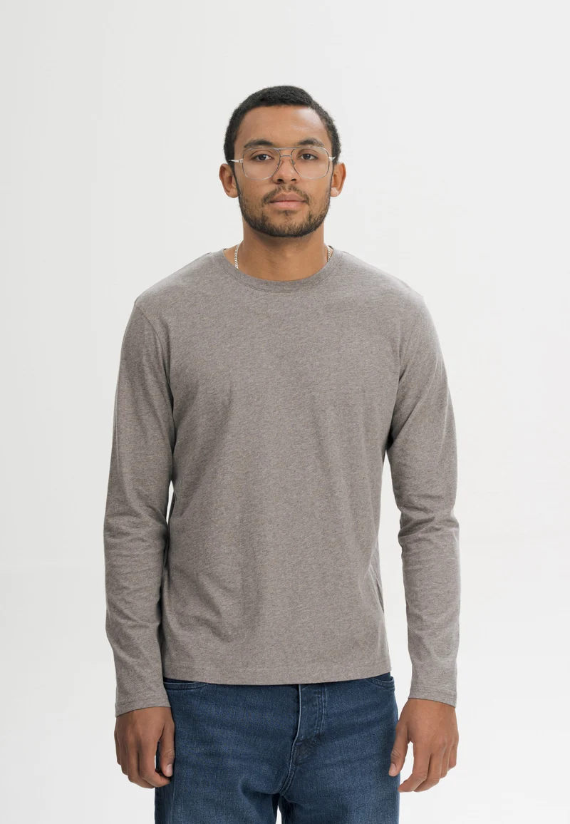 Basic Langarmshirt Style JERIN