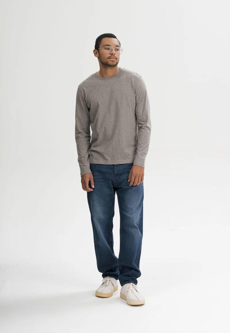 Basic Langarmshirt Style JERIN
