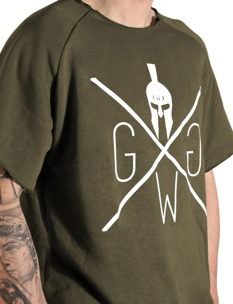 Pump Cover Gym T-Shirt - Olive