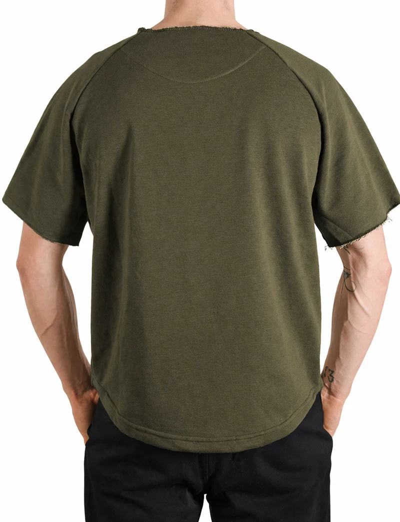 Pump Cover Gym T-Shirt - Olive