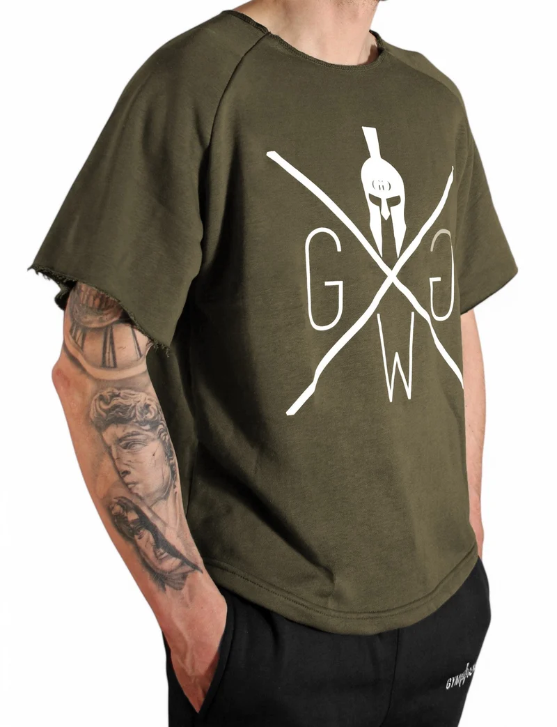 Pump Cover Gym T-Shirt - Olive