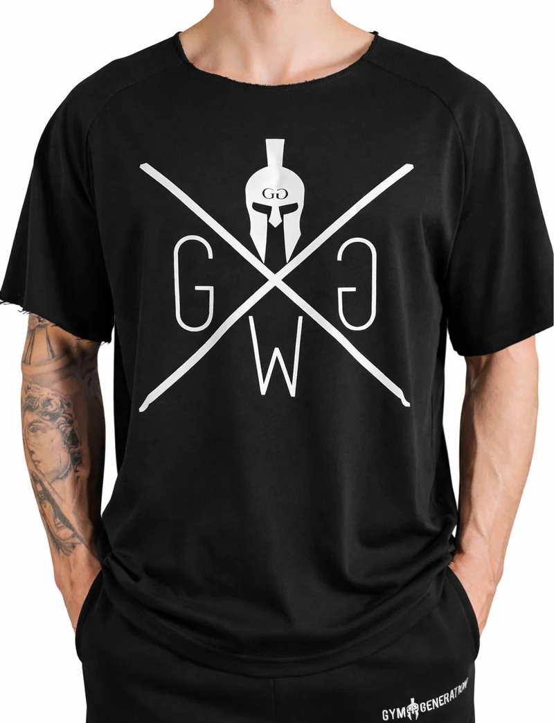 Pump Cover Gym T-Shirt - Schwarz