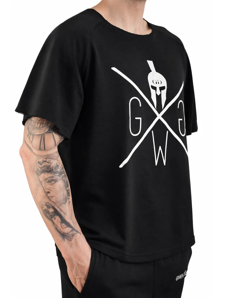 Pump Cover Gym T-Shirt - Schwarz