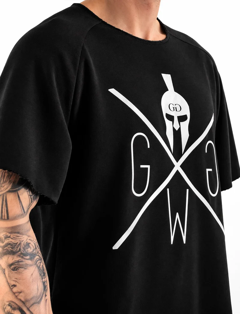 Pump Cover Gym T-Shirt - Schwarz
