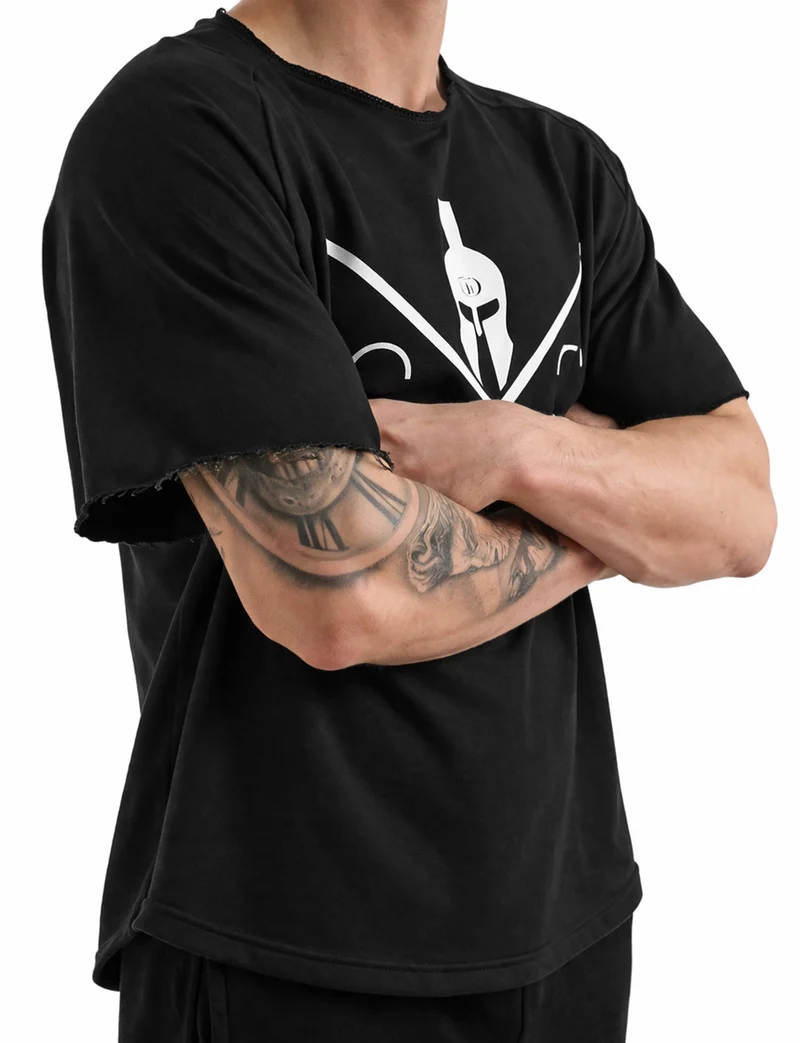 Pump Cover Gym T-Shirt - Schwarz