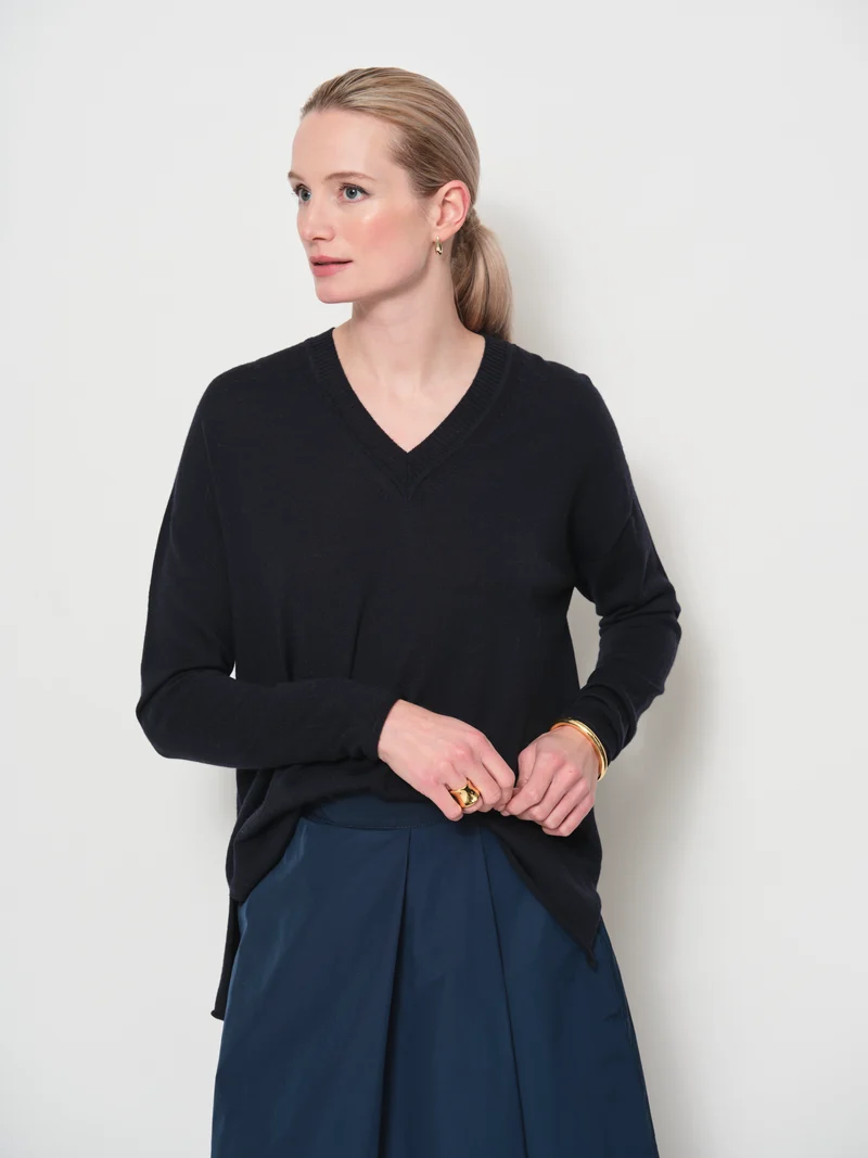 V-Neck Long Sleeve Sweater
