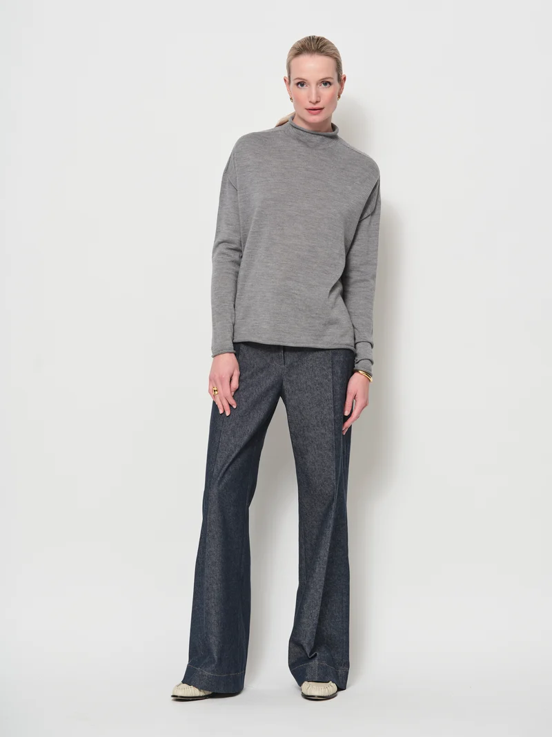 Raised Neck Sweater