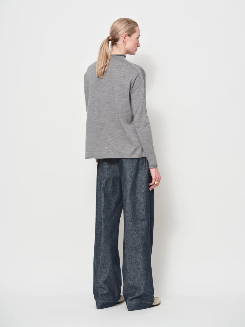Raised Neck Sweater