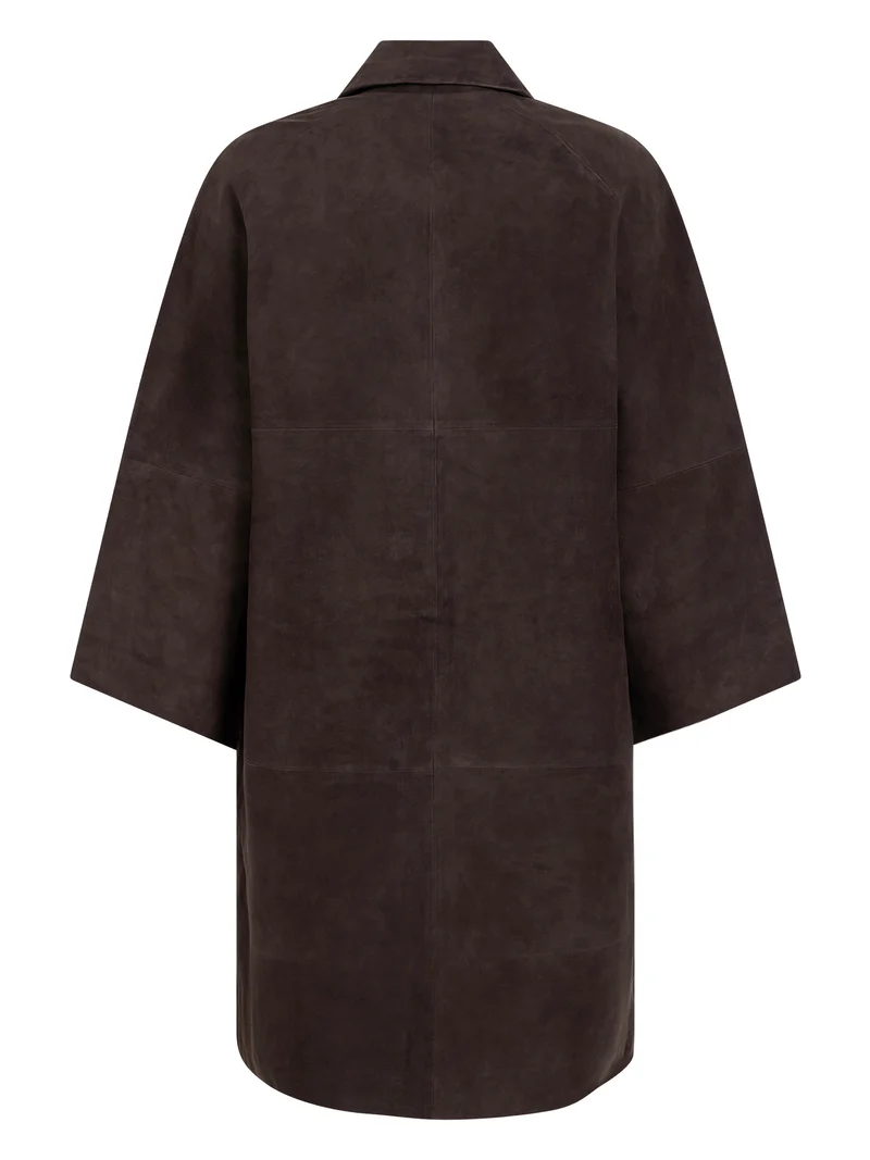 Suede Long Jacket