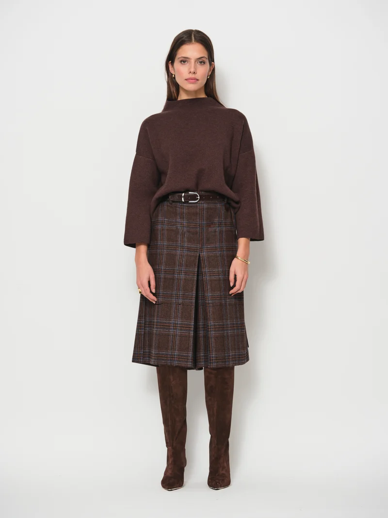 Checked Culottes
