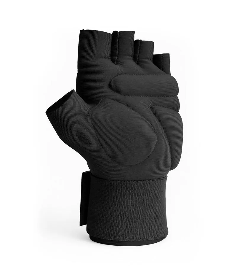 Trainingshandschuhe mit Bandagen - Schwarz