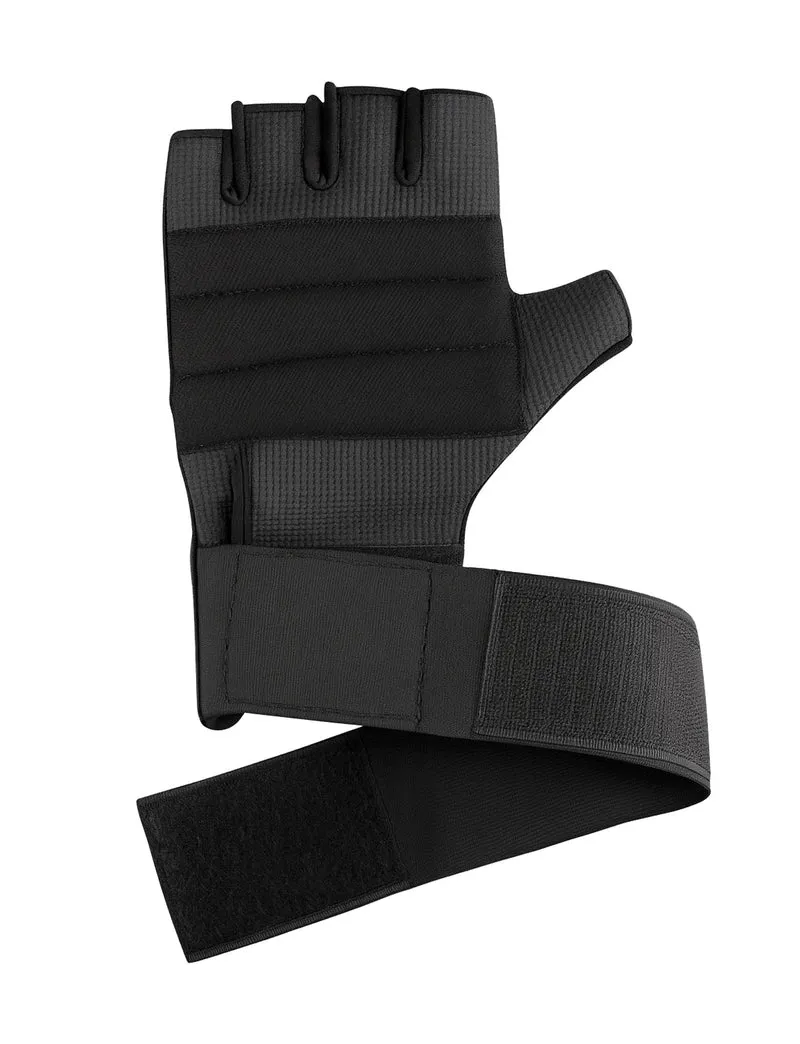 Trainingshandschuhe mit Bandagen - Schwarz