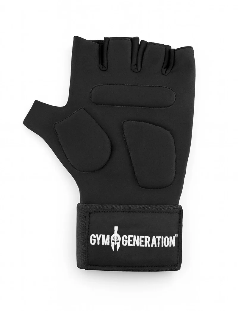 Trainingshandschuhe mit Bandagen - Schwarz