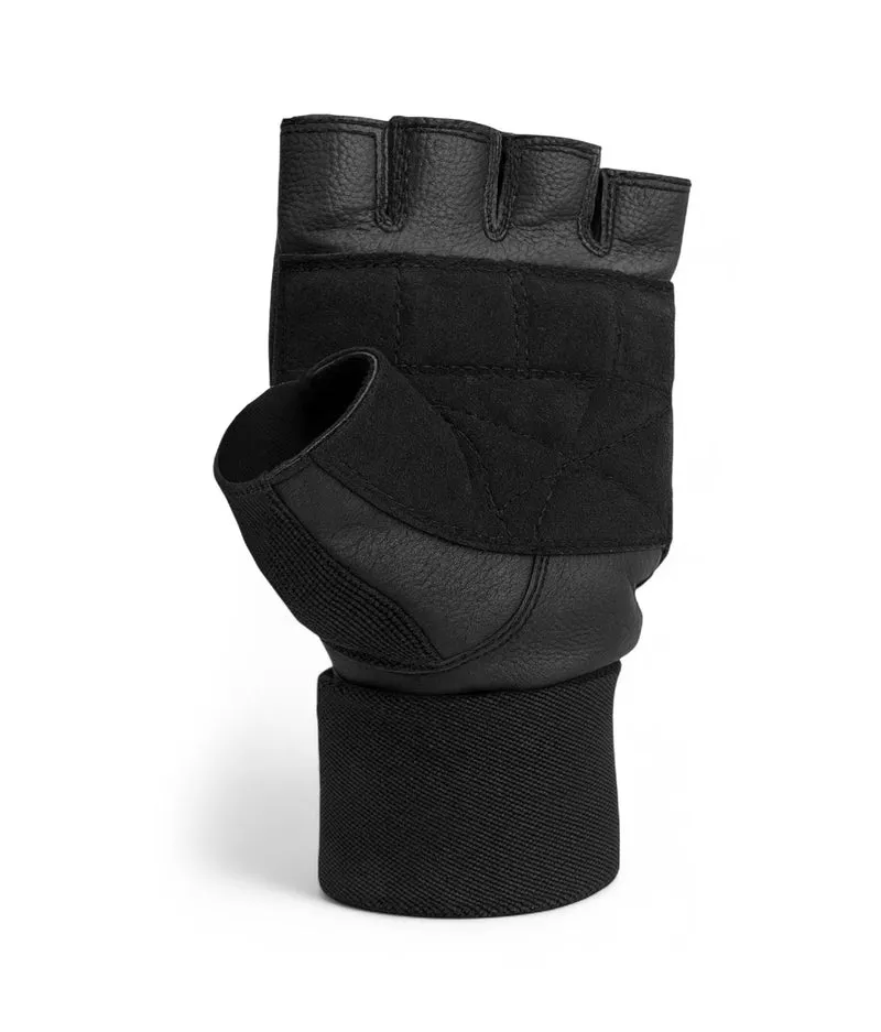 Trainingshandschuhe aus Leder - Schwarz