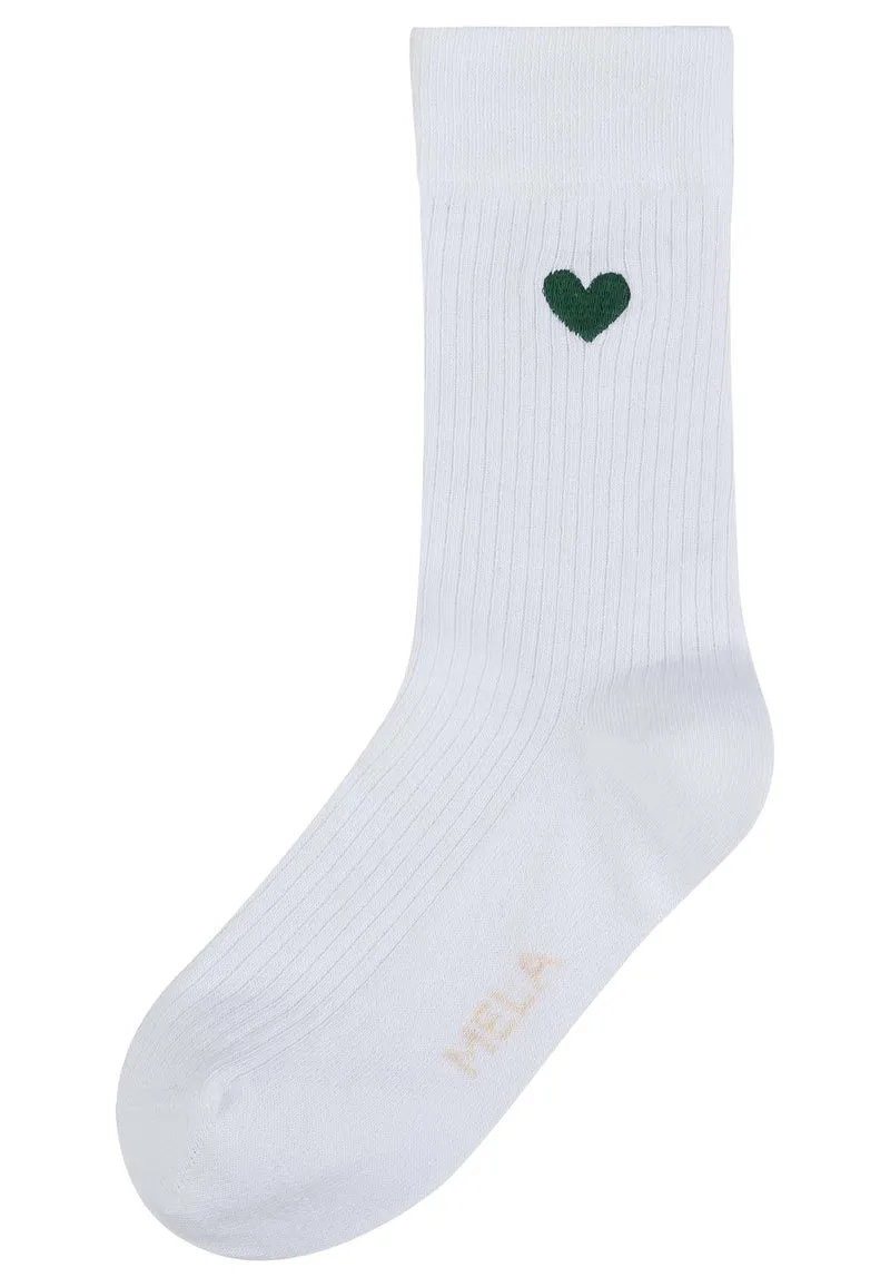 Gerippte Socken Stickerei 1 Paar