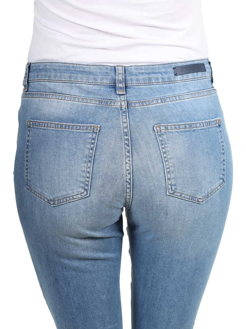 SCREVET - SNAPPY, Bootcut, High-Waist, Light Blue Used