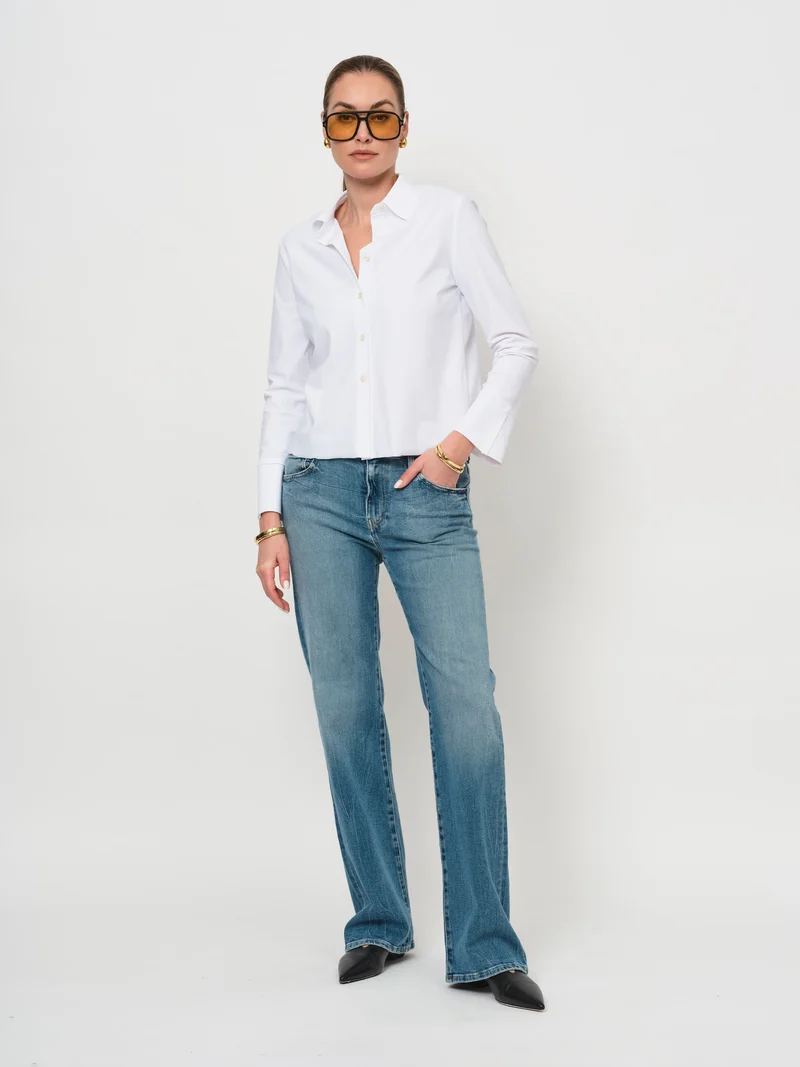 Boxy Crop Shirt