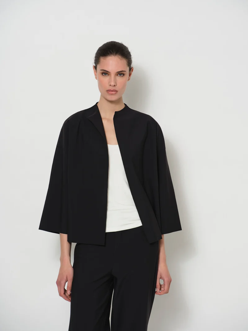Straight Bonded Jersey Trousers