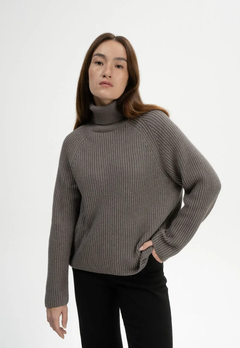 Rippstrick Rollkragenpullover Style CHIRHA