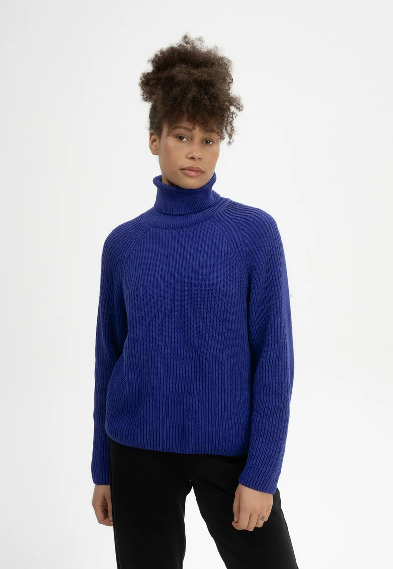Rippstrick Rollkragenpullover Style CHIRHA