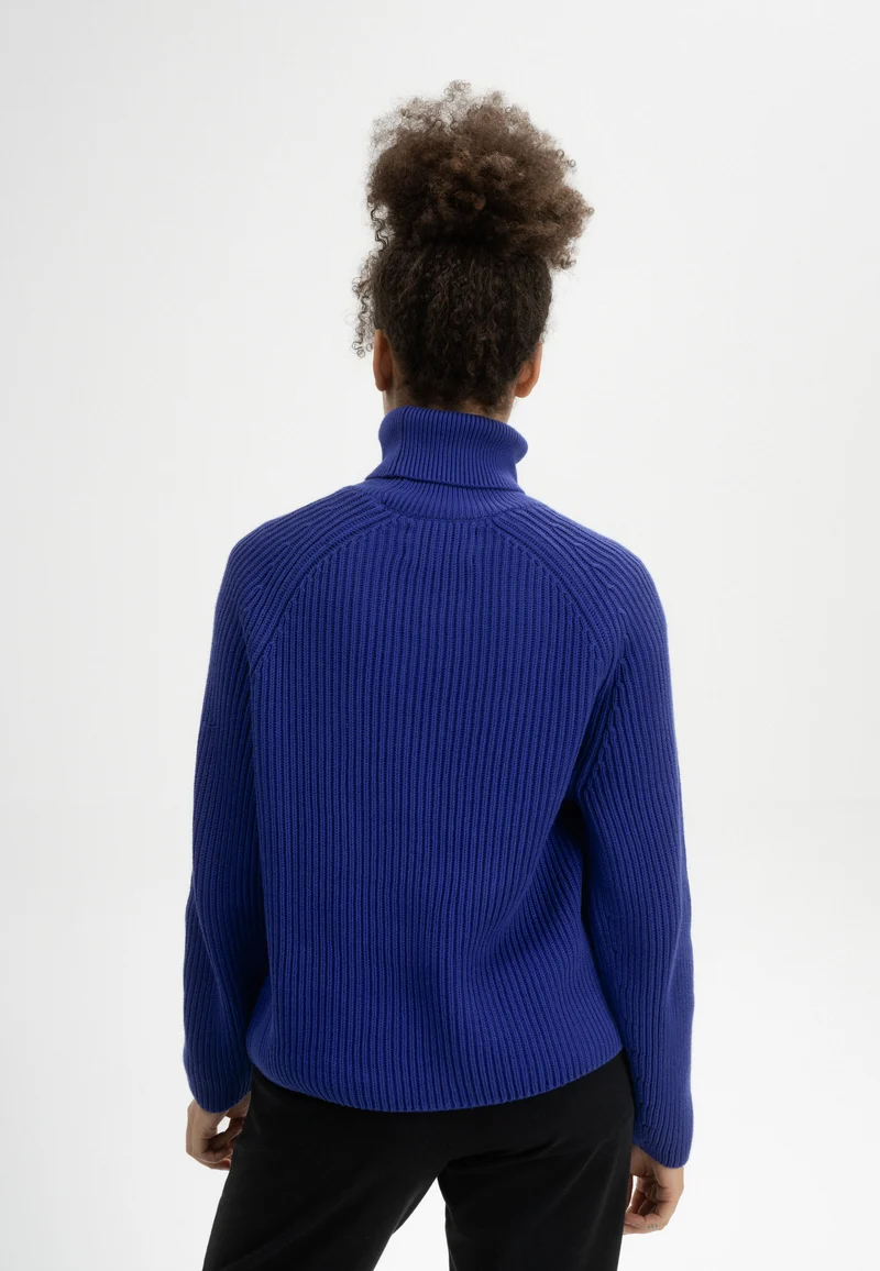Rippstrick Rollkragenpullover Style CHIRHA