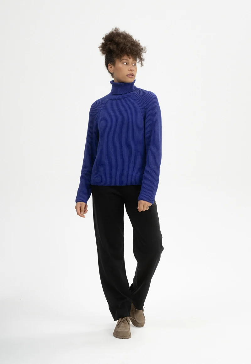 Rippstrick Rollkragenpullover Style CHIRHA