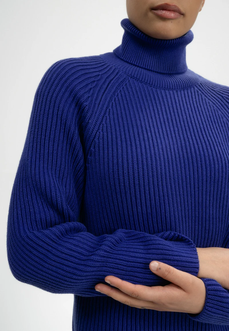 Rippstrick Rollkragenpullover Style CHIRHA
