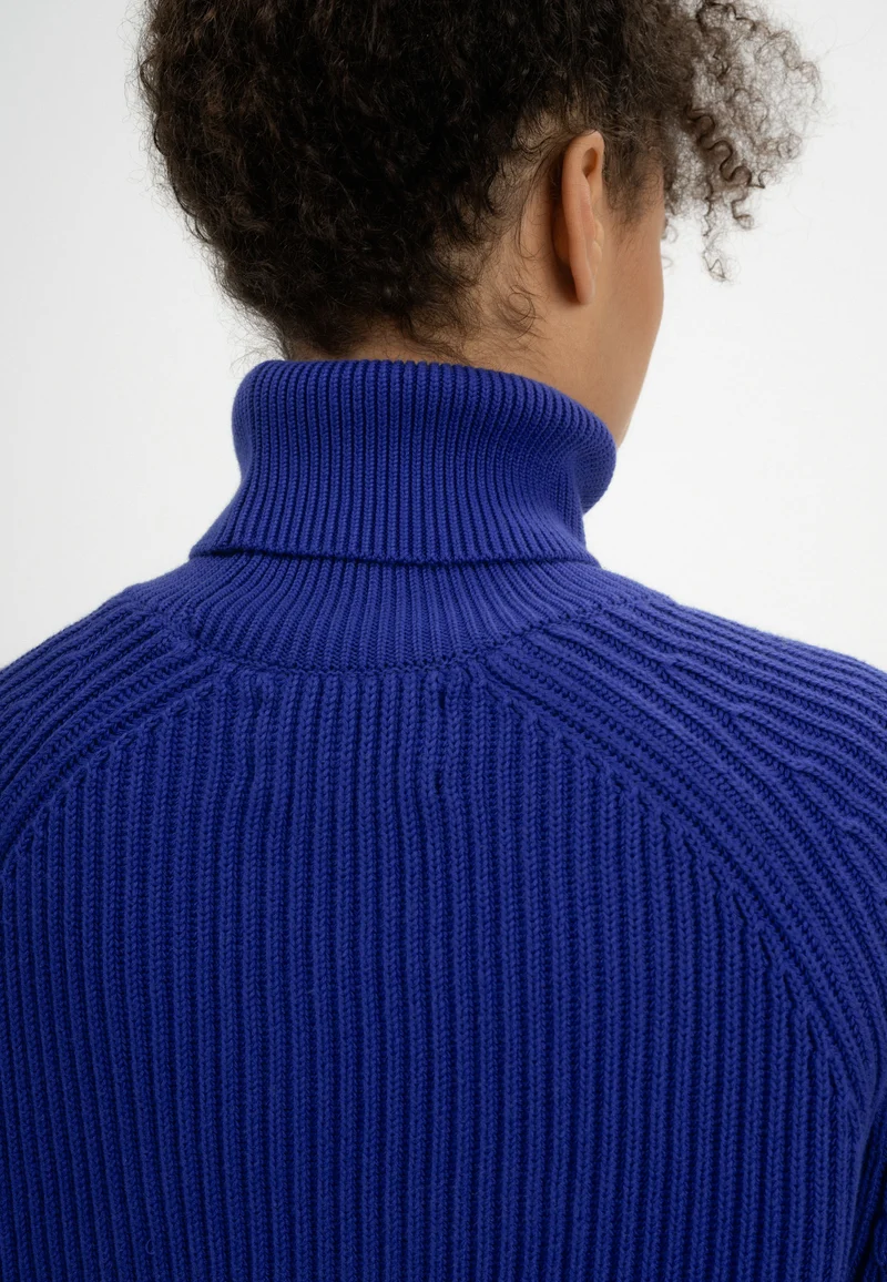 Rippstrick Rollkragenpullover Style CHIRHA