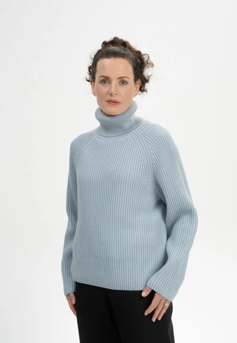 Rippstrick Rollkragenpullover Style CHIRHA