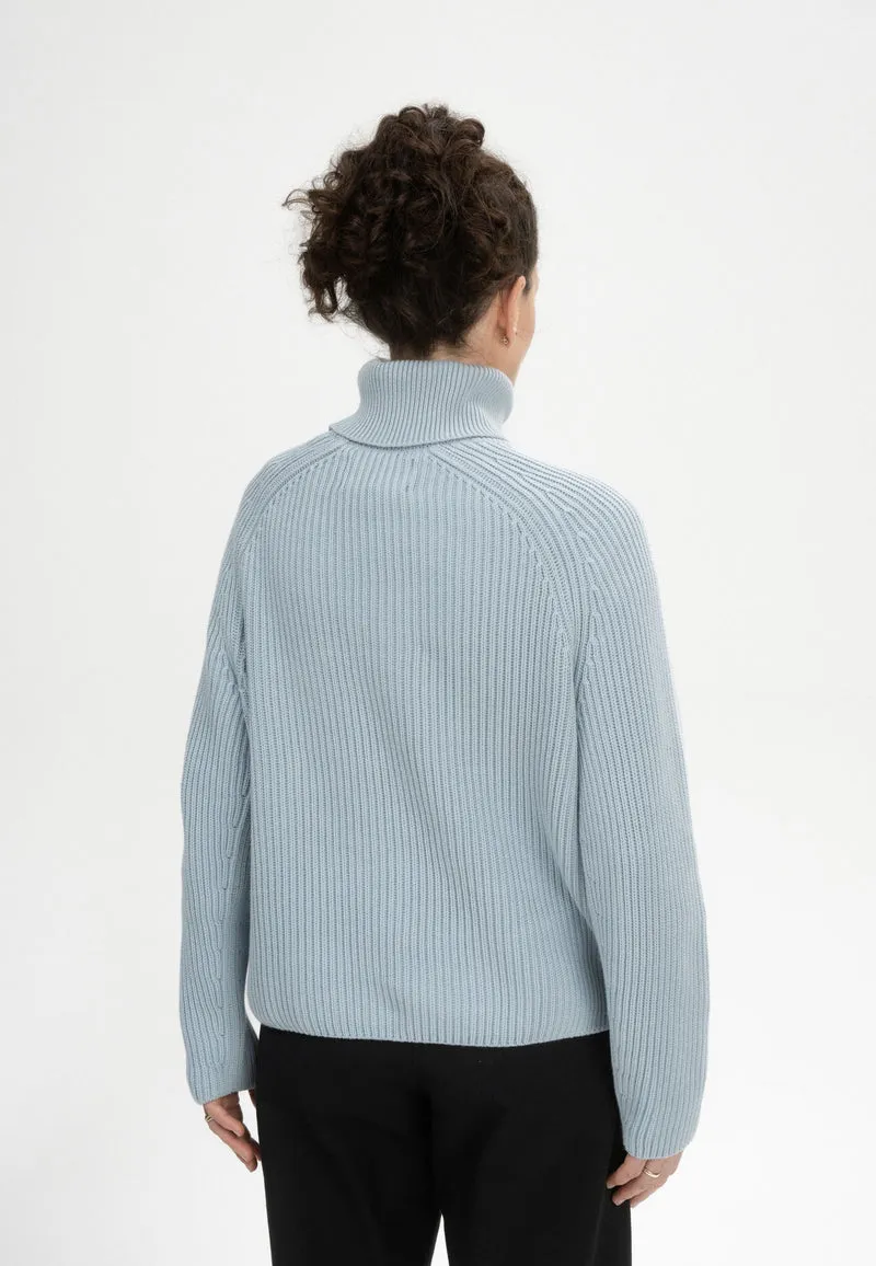 Rippstrick Rollkragenpullover Style CHIRHA