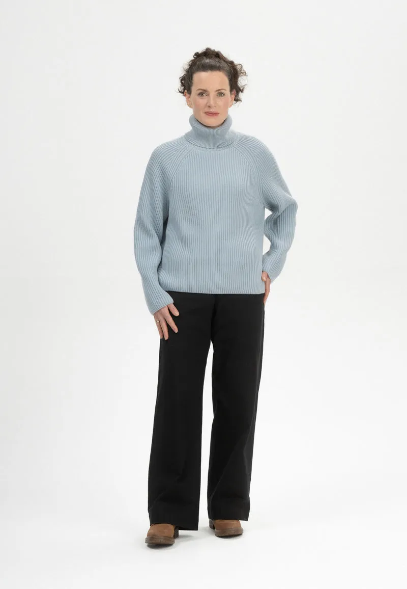 Rippstrick Rollkragenpullover Style CHIRHA