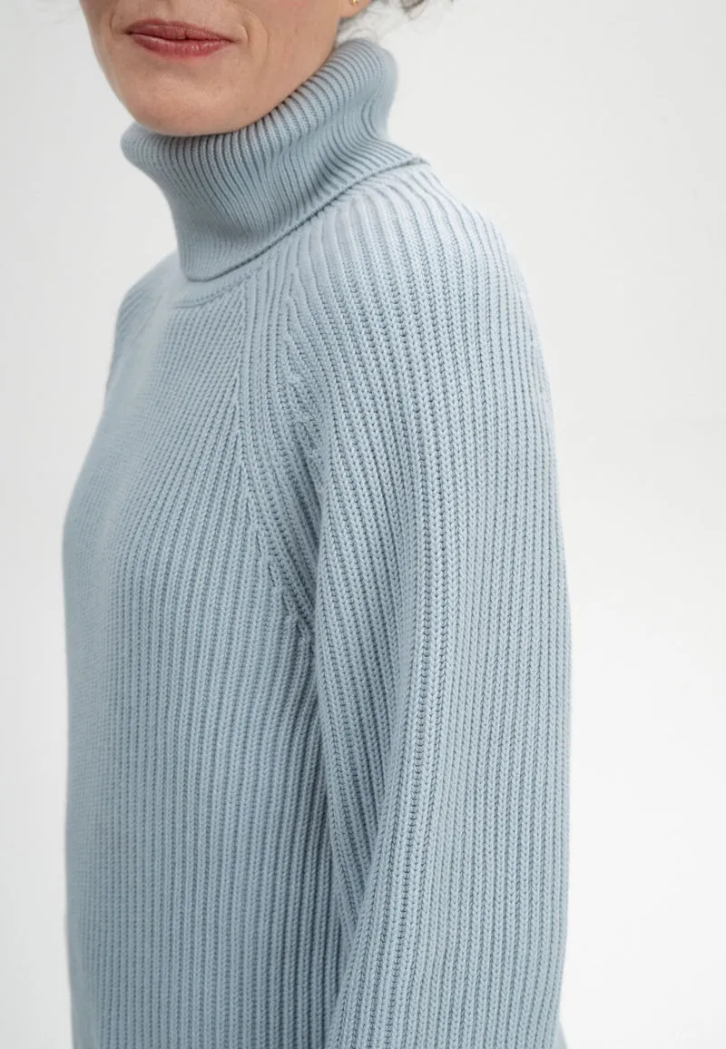 Rippstrick Rollkragenpullover Style CHIRHA