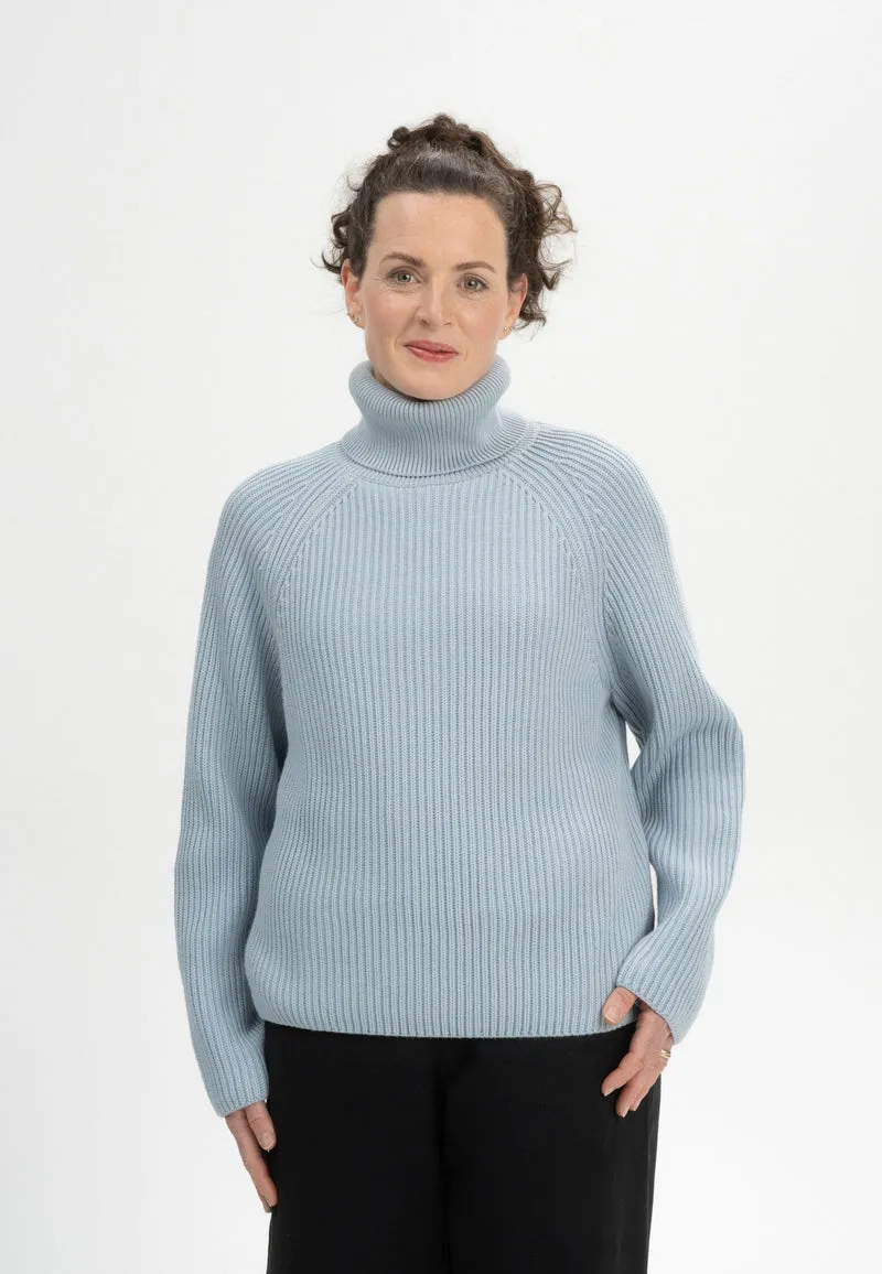 Rippstrick Rollkragenpullover Style CHIRHA