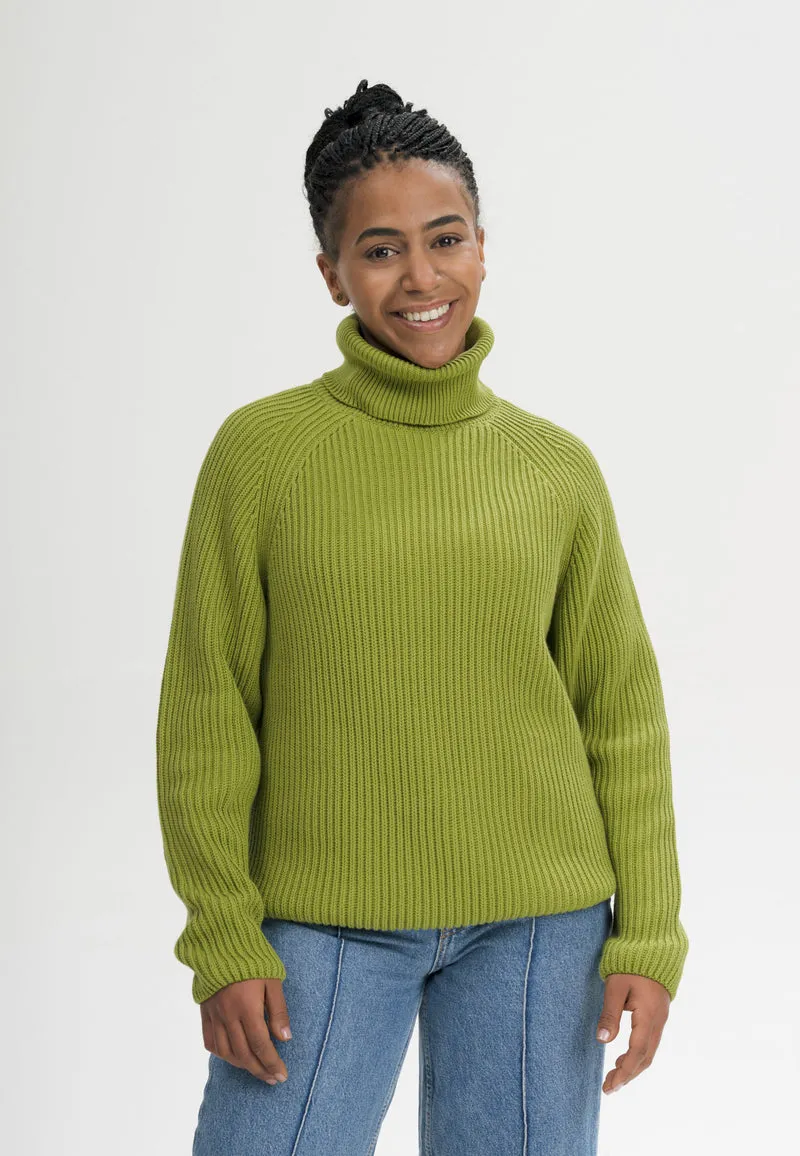 Rippstrick Rollkragenpullover Style CHIRHA