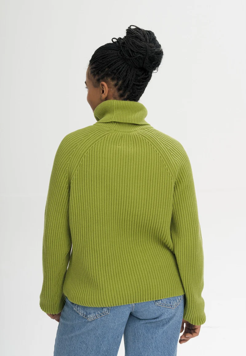 Rippstrick Rollkragenpullover Style CHIRHA