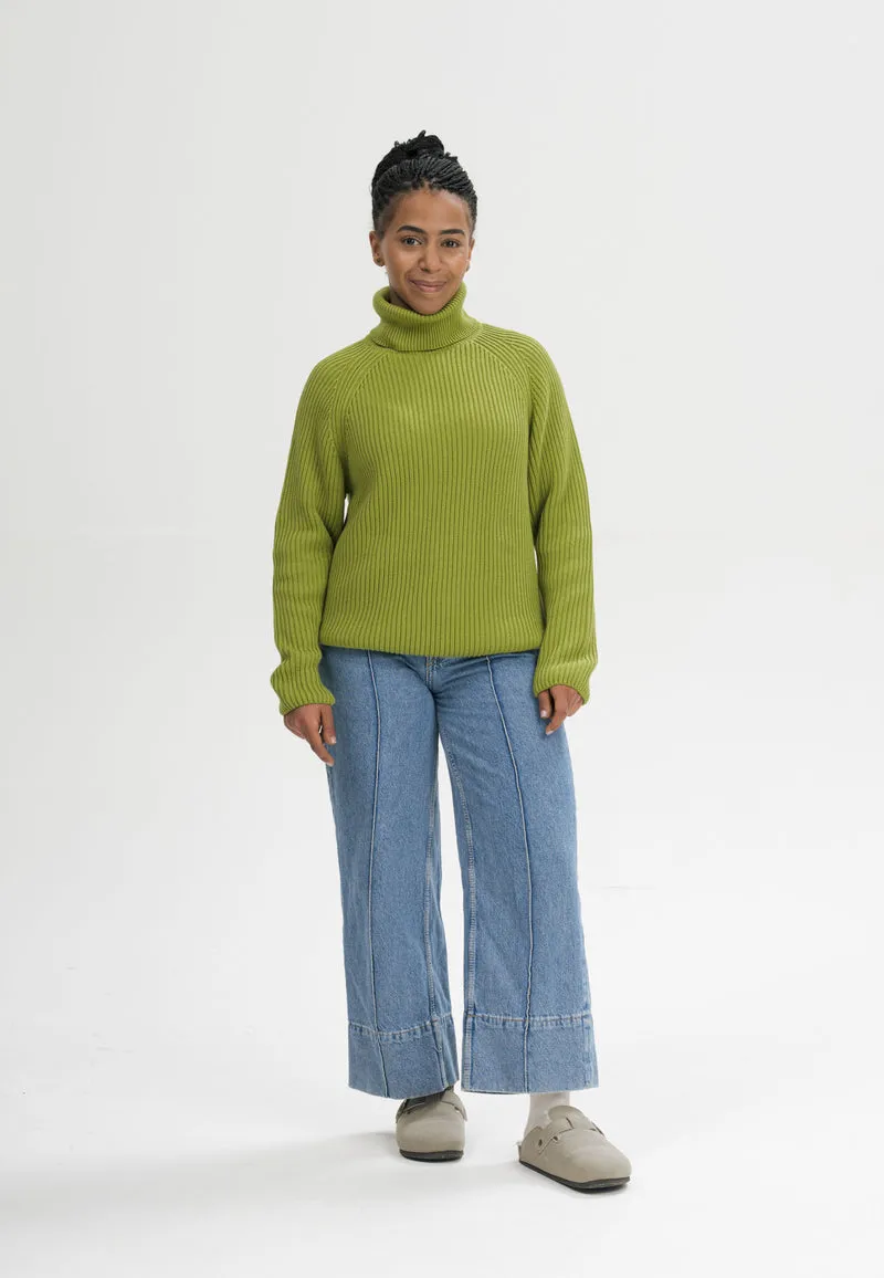 Rippstrick Rollkragenpullover Style CHIRHA