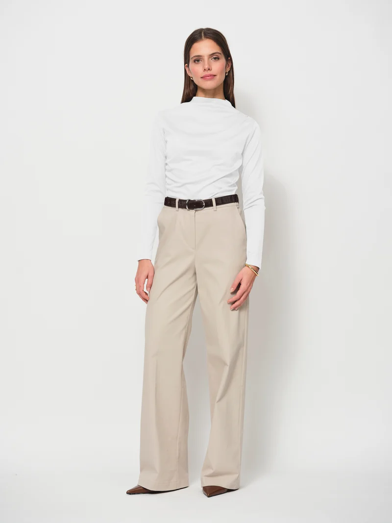 Ruched Shoulder Top